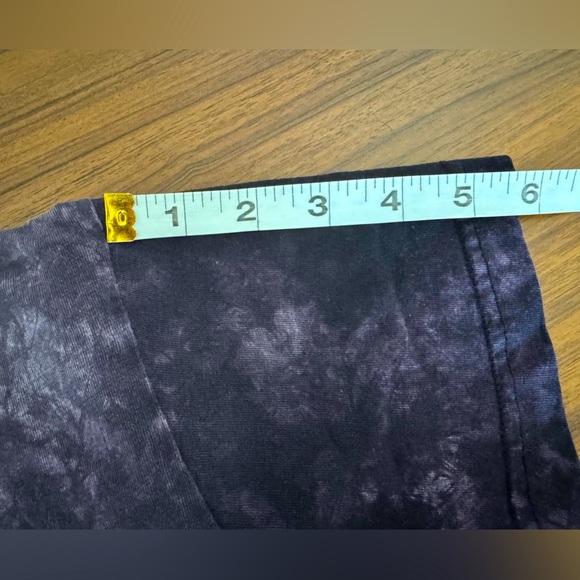 Rolling Stones Purple Tie Dye Band Sleeve Tee 100% Cotton Size SM - Picture 6 of 9